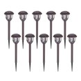 thumbnail image 1 of Lámparas solares decorativas para jardín, 10 unidades, luz cálida, fácil instalación, resistentes al agua IP44, ideal para caminos y patios, energía solar sin cables., 1 of 6