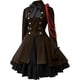 thumbnail image 5 of Vestido gótico retro renacentista medieval con lazo y manga larga con volantes Steampunk cosplay, 5 of 5