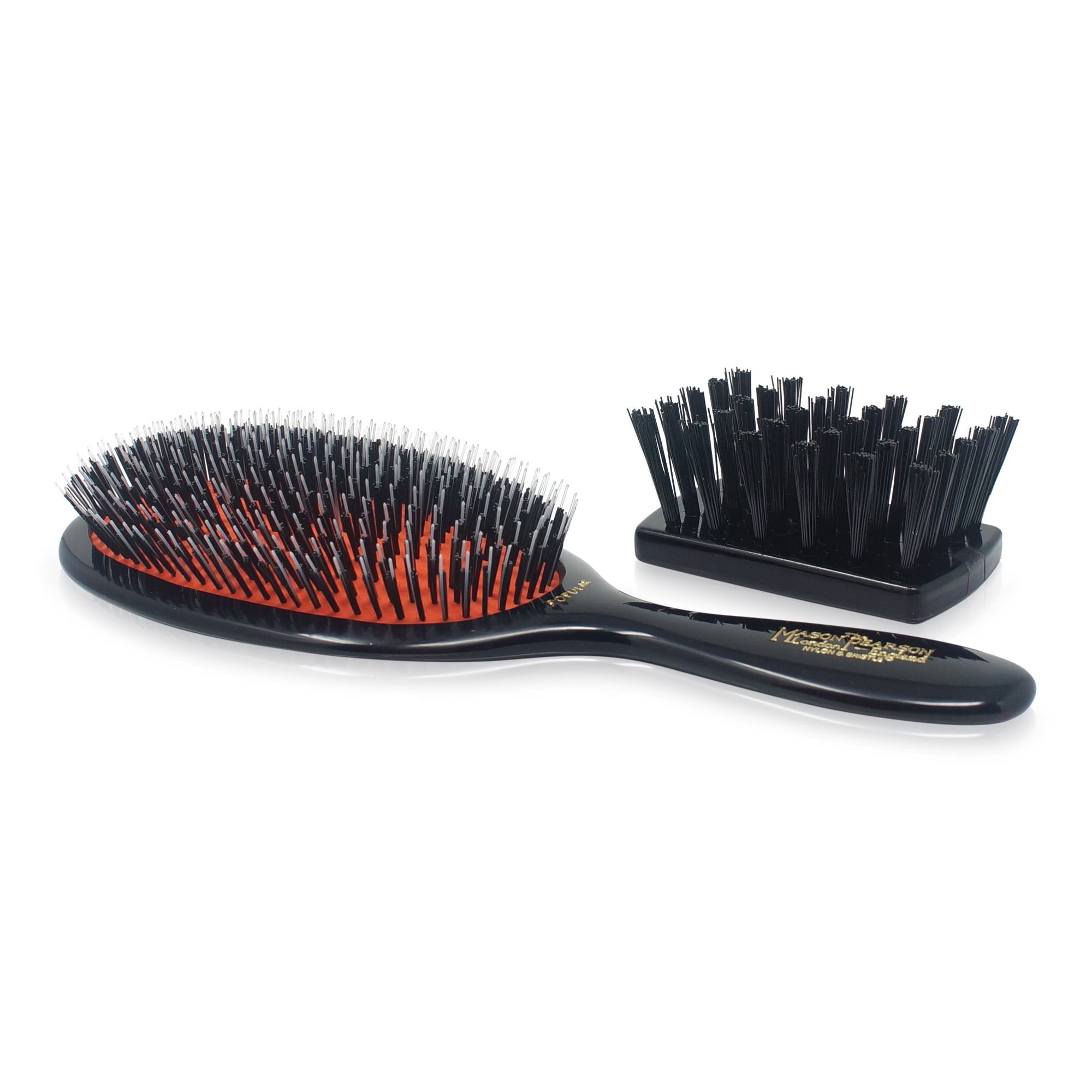Large Popular Bristle & Nylon Brush BN1 Dark Ruby by Mason Pearson