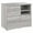Gray, variant on Hybrid Office Storage Cabinet with Drawers in White - Engineered Wood