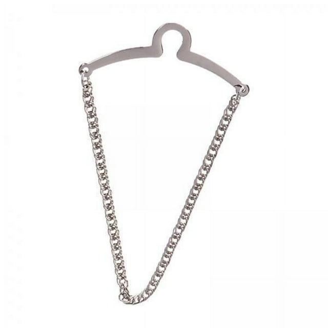 Broches Clásicos Strade Fareast Limited Cadena para Corbata Plata 4 Piezas
