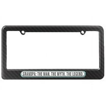 Grandpa The Man Myth Legend License Plate Frame