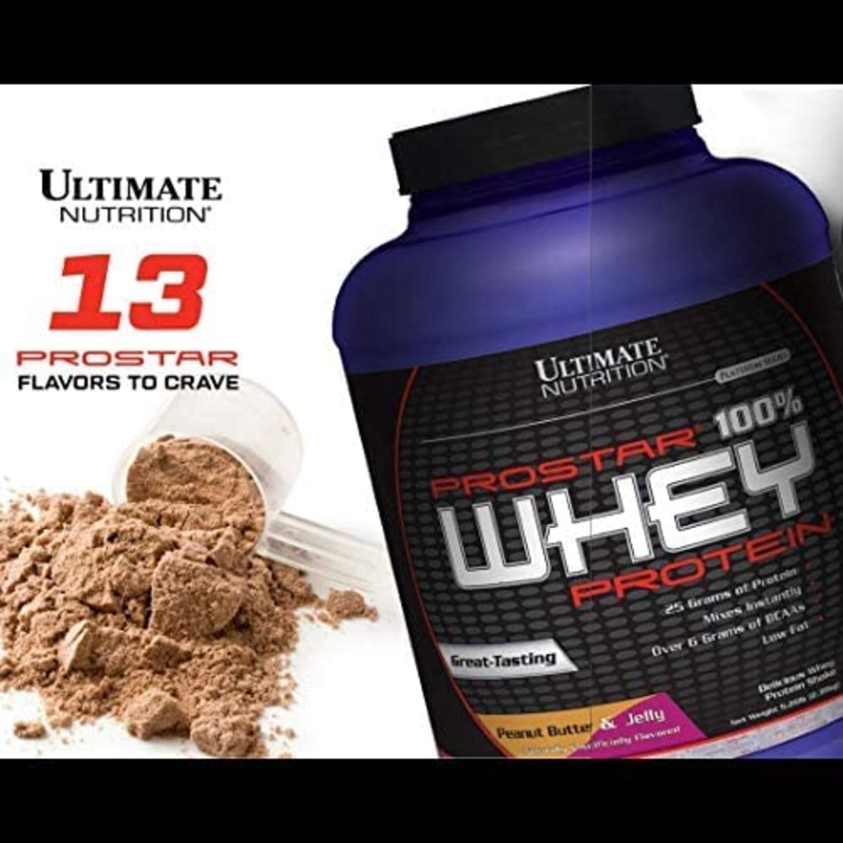 Ultimate Nutrition Prostar Whey Protein Powder,Keto-2lb