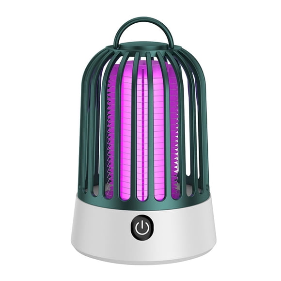 Lámpara trampa para moscas Wosthever USB captura de mosquitos 360° Verde