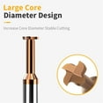 thumbnail image 5 of Carbide T Slot Milling Cutter Tools Metal Aluminium Steel Machining Tungsten Steel T-Groove End Mills T Slot Cutter , High Precision, 5 of 5