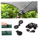 thumbnail image 4 of BESTYASH Clips Para Tela De Sombreado Negro Con Doble Para Redes De Protección Solar, 4 of 8