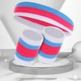 thumbnail image 4 of LJNYFDC Sweatbands Set Sweatbands Set Soft Elastic Wicking Wristbands Breathable Quick Drying Vibrant Color Headband Athletic Bands Set, 4 of 7