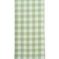 thumbnail image 4 of Design Imports CAMZ10436 14 x 108 Po Vert Lourd Check Franges de Table Coureur, 4 of 4