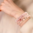 thumbnail image 5 of Hotian 8pcs Beaded Bracelet Jewelry Set Multilayer Boho Charm Bracelet Pack for Women Pink, 5 of 8