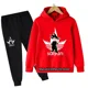 thumbnail image 5 of Conjunto de sudadera y pantalones con capucha para niños, 2 piezas, ropa de abrigo de Anime Goku, regalo para niños, 5 of 5