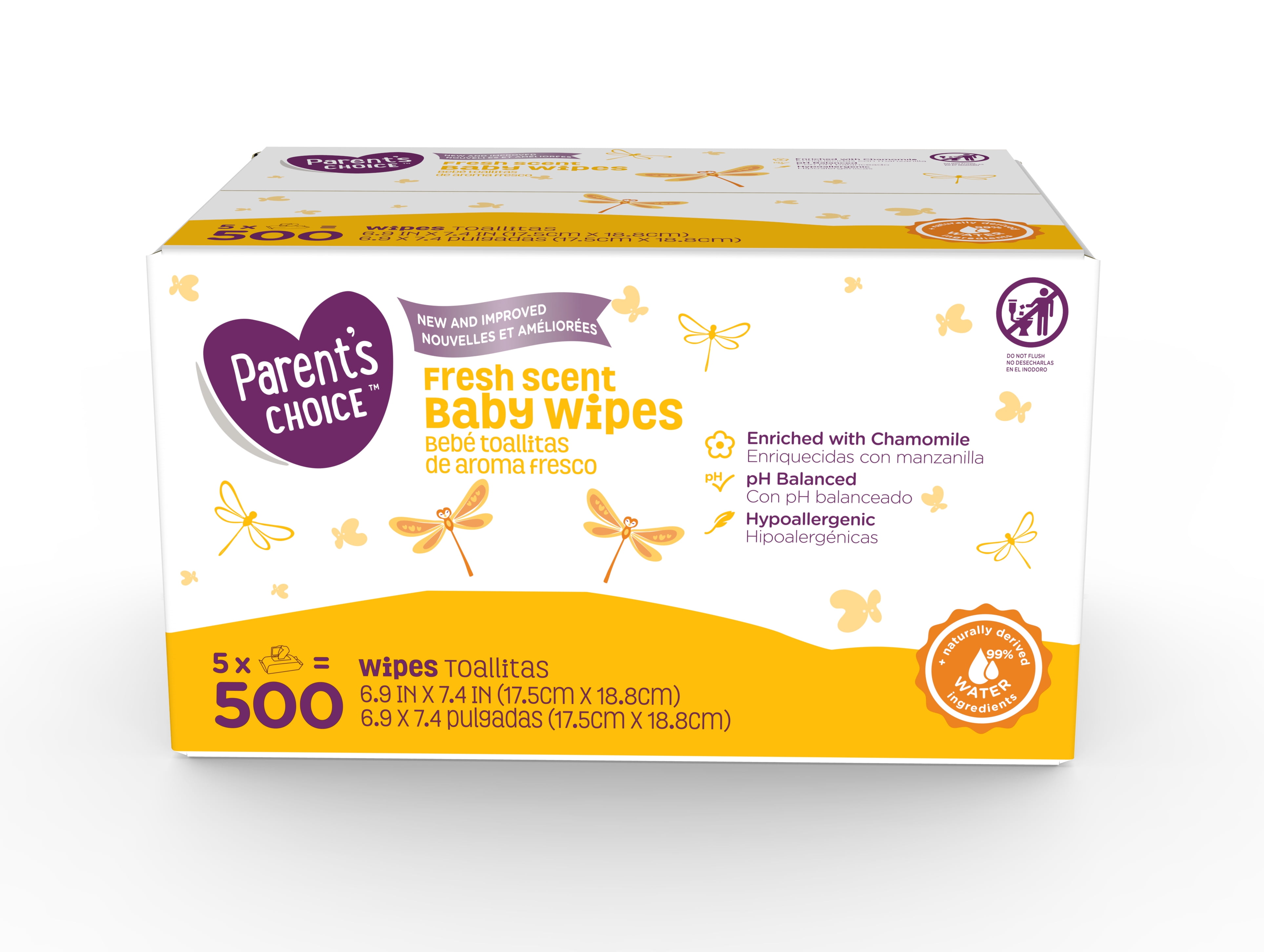 parents choice 500 wipes