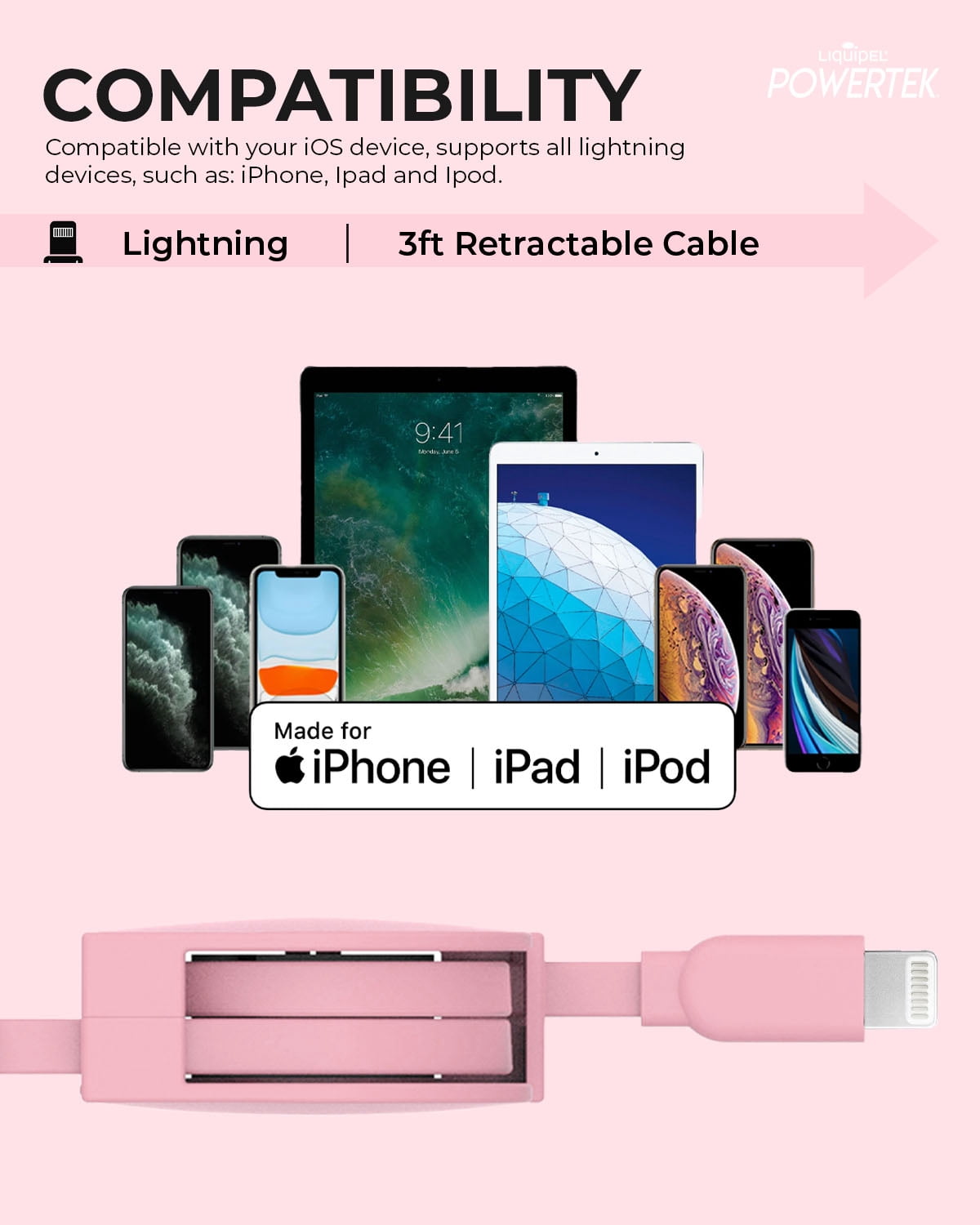 Retractable Lightning Cable