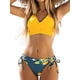 thumbnail image 1 of Mujer Bikini Fronc Et Torsad Ensemble Bikini Laage Imprim Floral Maillots De Bain 2 Pices, 1 of 5