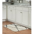 thumbnail image 2 of Linon Home Décor Morocco Shaggy Area Rug or Runner Collection, Ivory and Black, 5' x 7', 2 of 4