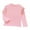 Pink, variant on GigrtiJin Infant Baby's Blouse Shirt Solid Color Round Neck Ruffled Long Sleeve Tunic for Girls Cute Thermal Tops
