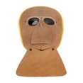 thumbnail image 1 of Máscara De Soldadura Marrón, Máscaras Protectoras De Soldadura De Cuero De Vaca Resistentes Al Calor Para Operación De Soldadura Eléctrica, 1 Ud., 1 of 8