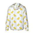 thumbnail image 2 of Picia Yellow Rubber Duck Women's Men's UPF 50+ Sun Protection Hoodie Shirt Long Sleeve SPF Fishing Outdoor UV Hiking Lightweight Shirts-Medium, 2 of 9