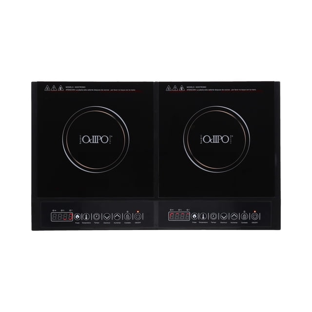 Parrilla eléctrica de inducción 2 quemadores 60cm Nostromo ODIPO Inducción Magnética