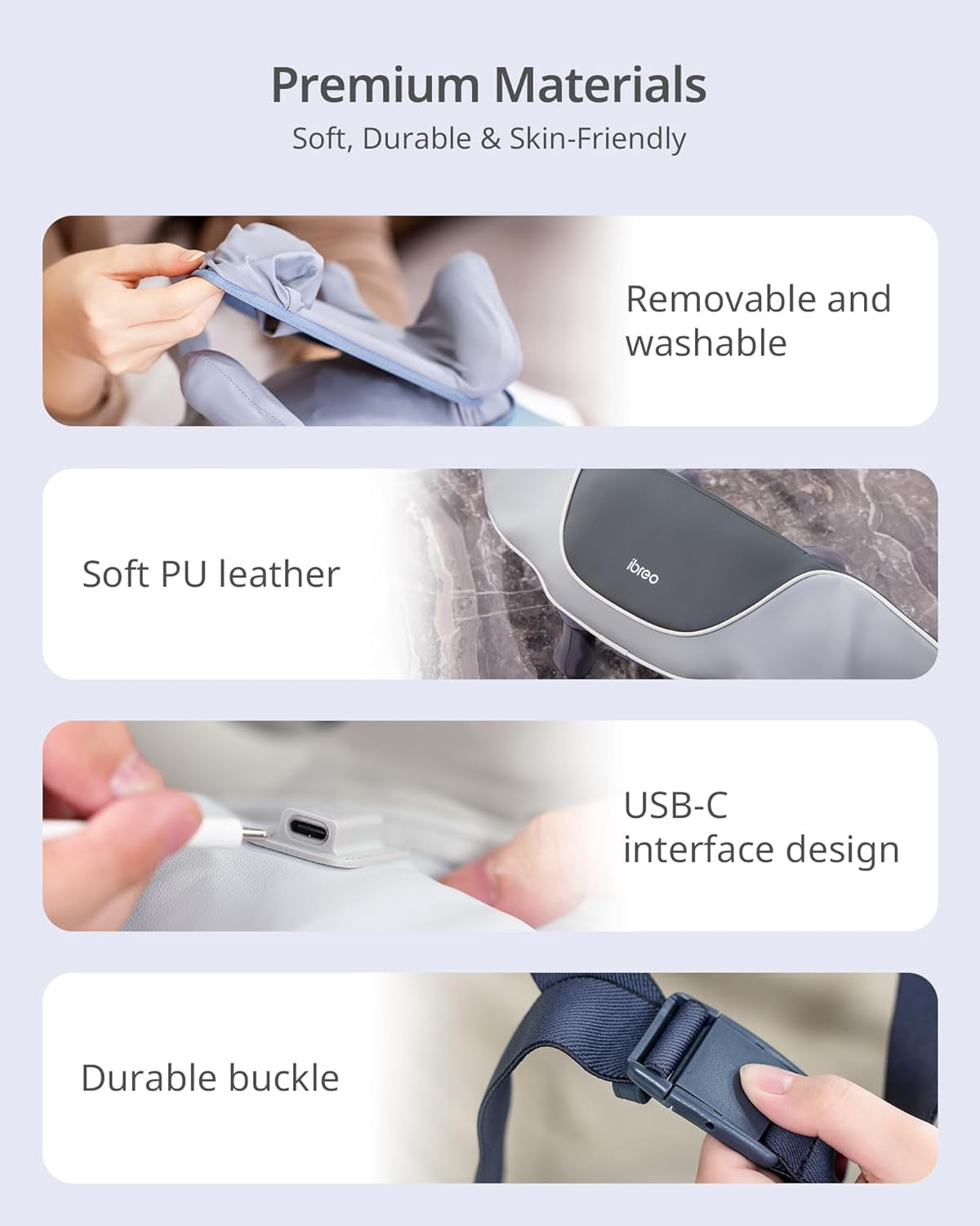 ibreo Shiatsu Neck and Back, Shoulder Massager with Heat, Scraping, 3 Massage Modes Adjustable, 3D Kneading Deep Tissue for Pain Relief (Neck S)