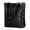 Black, variant on Vintage Genuine Leather Tote Shoulder Handbag for Woman with Adjustable Handles