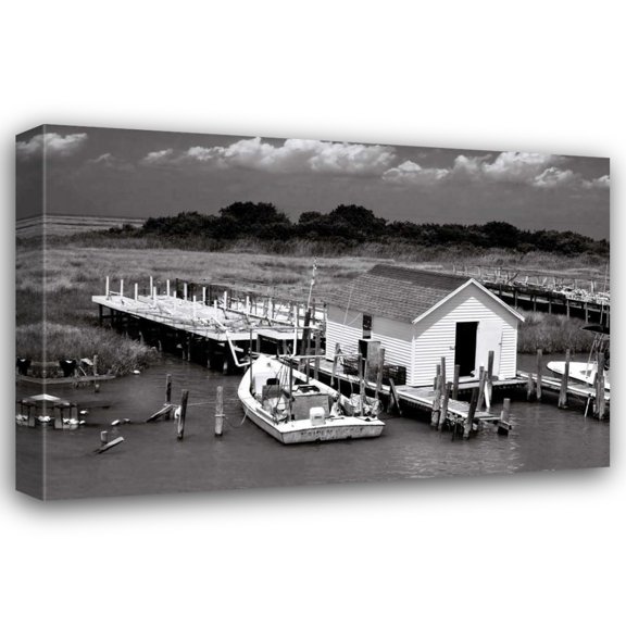 Alan Hausenflock 24x17 Gallery Wrapped Canvas Wall Art Titled - Tangier Island II