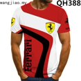 thumbnail image 1 of Verano Nuevo Ferrari Camiseta De Los Hombres 3D Logo Del Coche Impresión De Manga Corta Moda De Gran Tamaño Y Las Mujeres toppangjing, 1 of 4