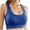 Blue, variant on Womens Casual Bra,Womens Plus Size Bra,Woman High-Strength Shock-Absorbing Sports Bra Oversized Yoga Running Fitness Shock Absorption Hollowed Out Beautiful Back Sports Bra