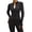 Black, variant on Women's Athletic Jackets Yoga Workout Jacket Full Zip Tops with Long Sleeve and Thumb Holes for Gym Running Activewear(M,Coffee)