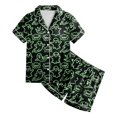 thumbnail image 6 of Leey-World Girl Halloween Pajamas Girl's Halloween Pajama Set Cute Cartoon Printed Short Sleeved Shorts Home Clothes, 6 of 6