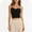 *Black, variant on Women's Lace Trim Strapless Cropped Tank Top with Built-in Pads ,Casual Camisole for Outerwear White,Women's Plus Free Size