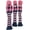 Black and Pink, variant on Knitted Golf Club Head Covers for Driver and Fairway Woods Headcovers Set (pack of 3)