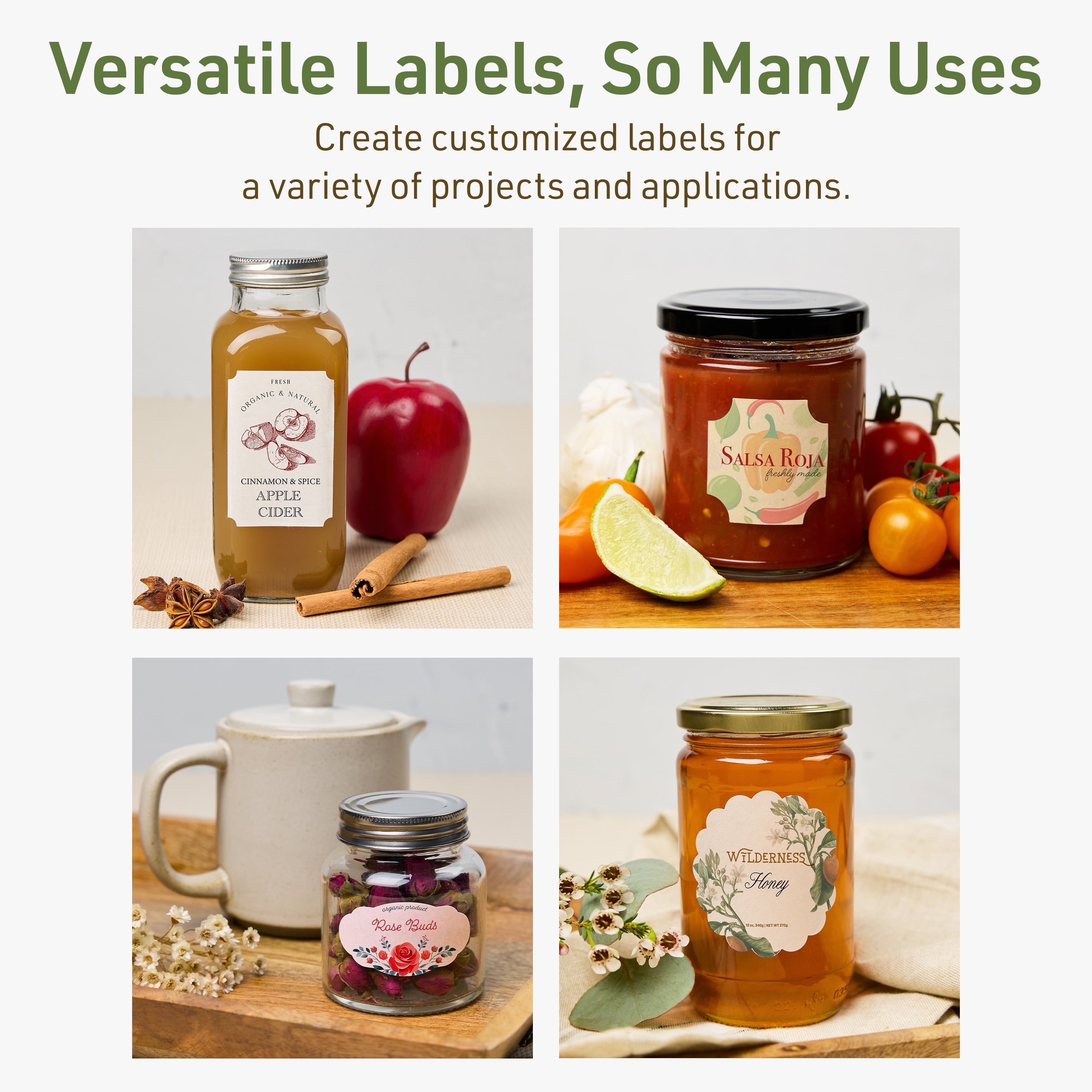 Avery Dissolvable Round Scalloped Labels, 2.5" Diameter, 90 Labels