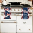 thumbnail image 2 of 4th of July Kitchen Towels Patriotic Decorations Stripe Stars Heart Dish Towels Memorial Day Independence Day Hand Towels 18x26 Inch Set of 2, 2 of 6