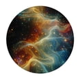 thumbnail image 4 of JRXY The Dazzling Stars and Dreamy Night Sky Round Tablecloth White, 4 of 8