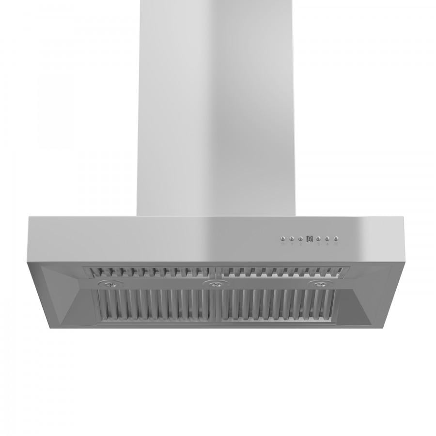 ZLINE 42 in. Professional Island Mount Range Hood in Stainless Steel (KECOMi-42)