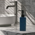 thumbnail image 6 of Unique Bargains 1 Pc Simple Square Soap Pump Dispenser for Laundry Rooms 350ml Blue Black, 6 of 6
