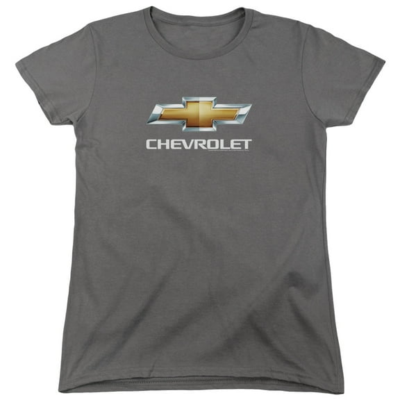 Chevrolet - Chevy Bowtie Stacked - Women's Short Sleeve Shirt - Small