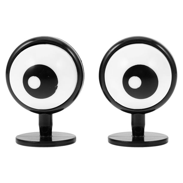 Adorable adorno para ojos de motocicleta, resistente a la intemperie, repuesto de bocina para casco de esquí, accesorio decorativo