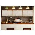 thumbnail image 2 of Baywell Lace Kitchen Valances Curtains Vintage Semi-Sheer Voile Window Valance 51.2in/53.9in Length, Lace Floral Embroidered Short Valance Curtain Swags for Small Window Living Room Bedroom, 2 of 6