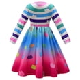 thumbnail image 2 of Cat Rainbow Costume Dress for Girls Halloween Birthday Outfits, Size 7-8, 2 of 7