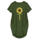 thumbnail image 1 of Gibobby Vestidos Casuales para Mujer Vestido para mujerO-cuello de manga cortaVacacionesVestido informal(Verdemilitary,XL), 1 of 3