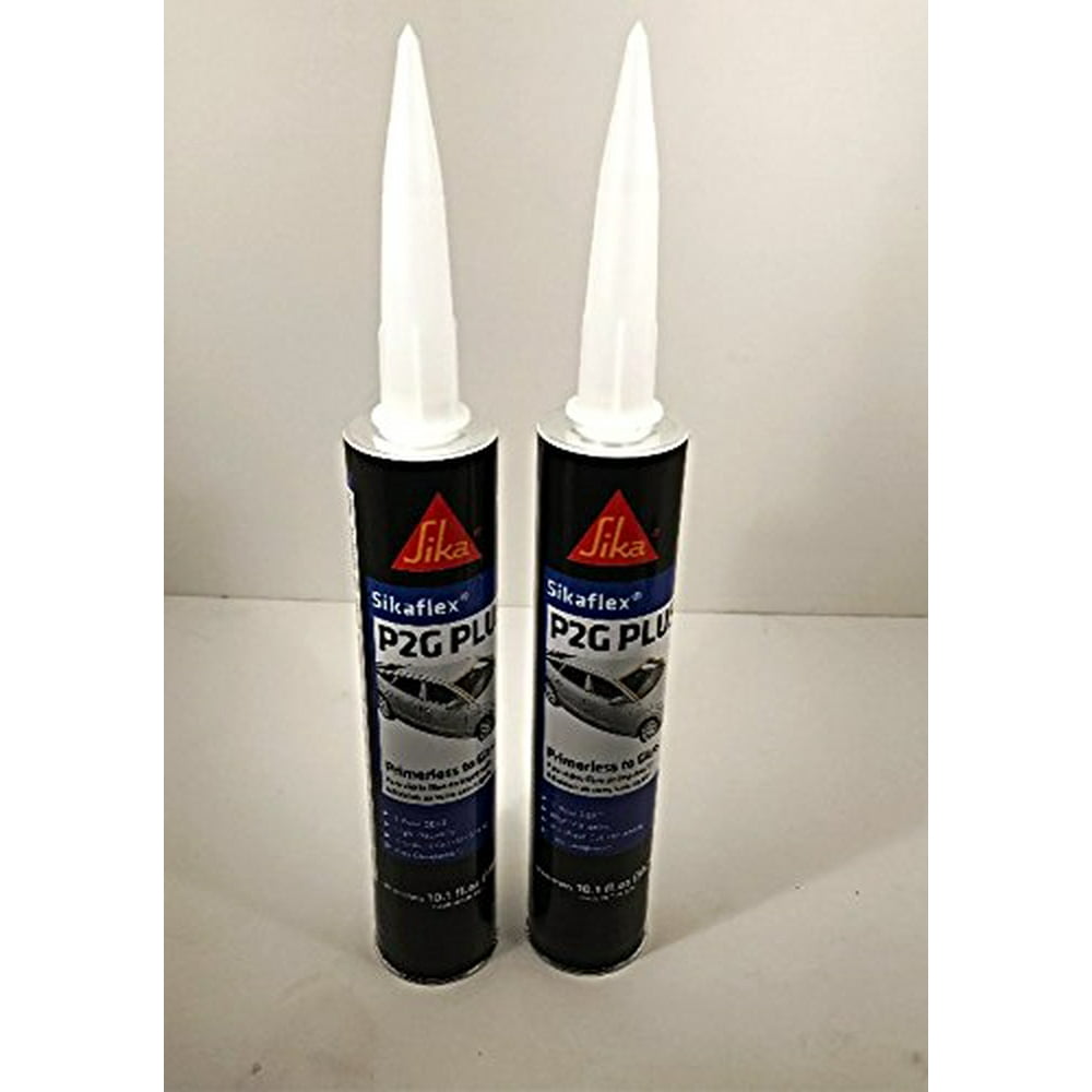 Auto Glass Urethane Adhesive Sealant 2 Tubes SikaFlex P2G Plus