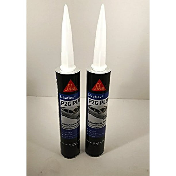 Auto Glass Urethane Adhesive Sealant 2 Tubes SikaFlex P2G Plus