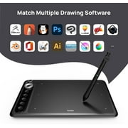 Parblo Intangbo X7 Drawing Tablet 7.2 x 4.5 Digital Graphic Tablets with Mode Switch, 6 Customised Keys, Battery-Free Stylus S01 Art Tablet for Art Digital Design, Work with Window/Mac, Android