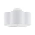 thumbnail image 4 of SAFAVIEH Joeluna 16 in. Modern 3-Light White Fabric Mount Light with White Fabric Shade, 4 of 6