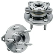 Detroit Axle - AWD Rear 2pc Wheel Bearing Hubs for Ford Taurus X Freestyle Five Hundred Mercury Montego Sable, 2 Wheel Bearing and Hubs Replacement