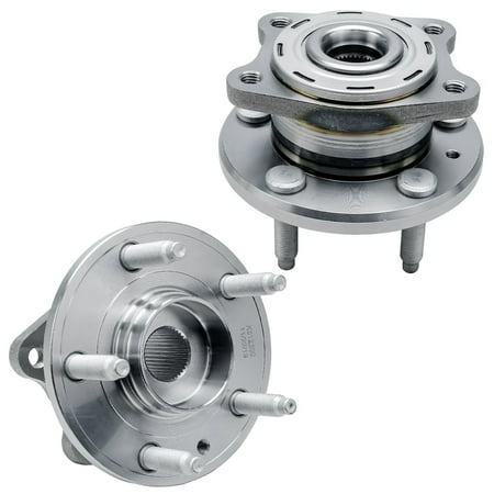 Detroit Axle - AWD Rear 2pc Wheel Bearing Hubs for Ford Taurus X Freestyle Five Hundred Mercury Montego Sable, 2 Wheel Bearing and Hubs Replacement