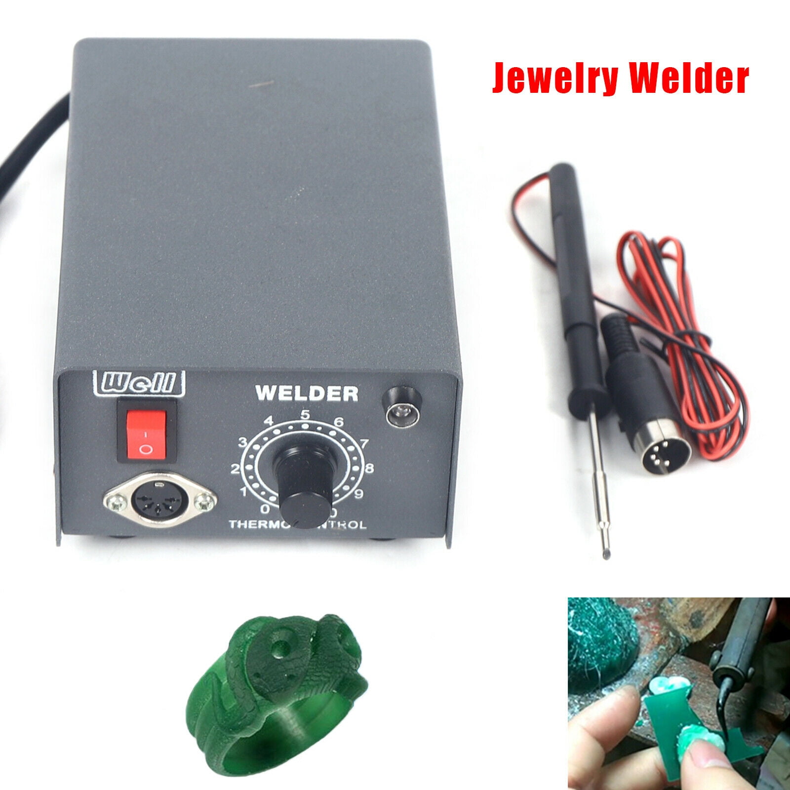 Jewelry Tool Deluxe Wax Welder & Jewelry Stone Gold Welding Machine DC0~15V 0.5A