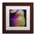 thumbnail image 2 of Trademark Fine Art "Painted Pear II" Canvas Art by Color Bakery White Matte, Wood Frame, 2 of 4
