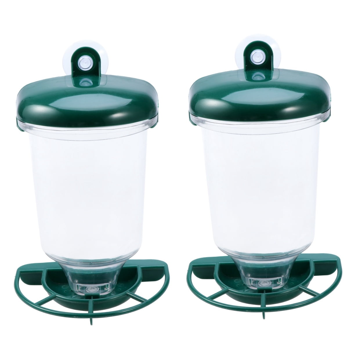 Set of 2 Lightweight Outdoor Hanging Bird Feeders for Songbirds - Garden Bird Feeder Accessories